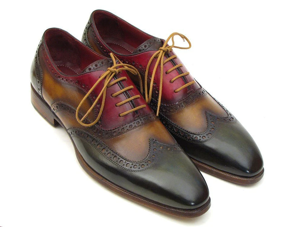 Paul Parkman Three Tone Wingtip Oxfords (ID#PP22F75) - Image 3