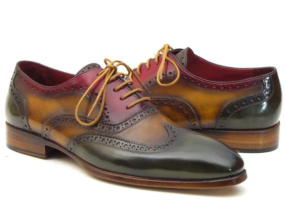 Paul Parkman Three Tone Wingtip Oxfords (ID#PP22F75) - Image 4