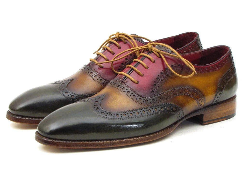 Paul Parkman Three Tone Wingtip Oxfords (ID#PP22F75) - Image 5