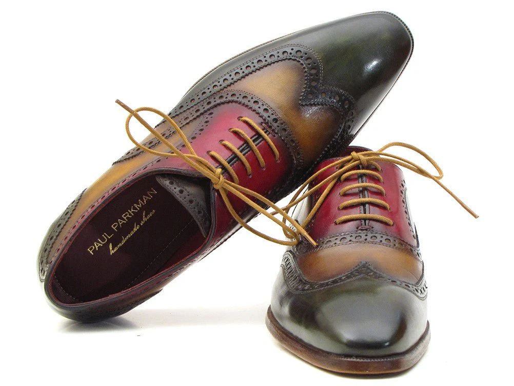Paul Parkman Three Tone Wingtip Oxfords (ID#PP22F75) - Image 6