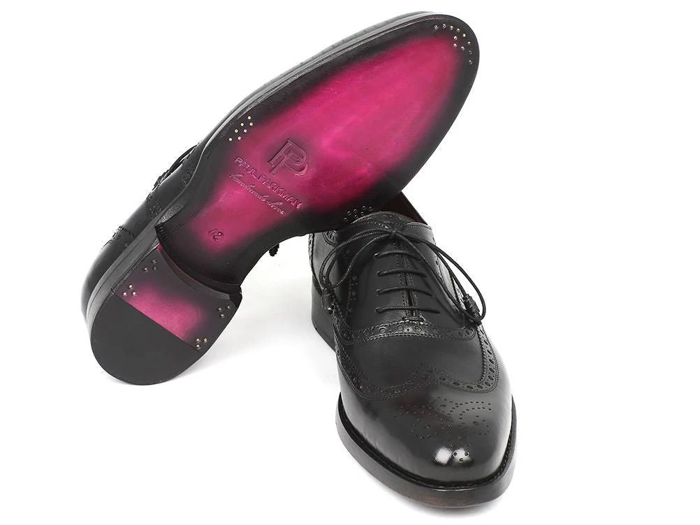 Paul Parkman Wingtip Oxford Goodyear Welted Black (ID#027-BLK) - Image 3