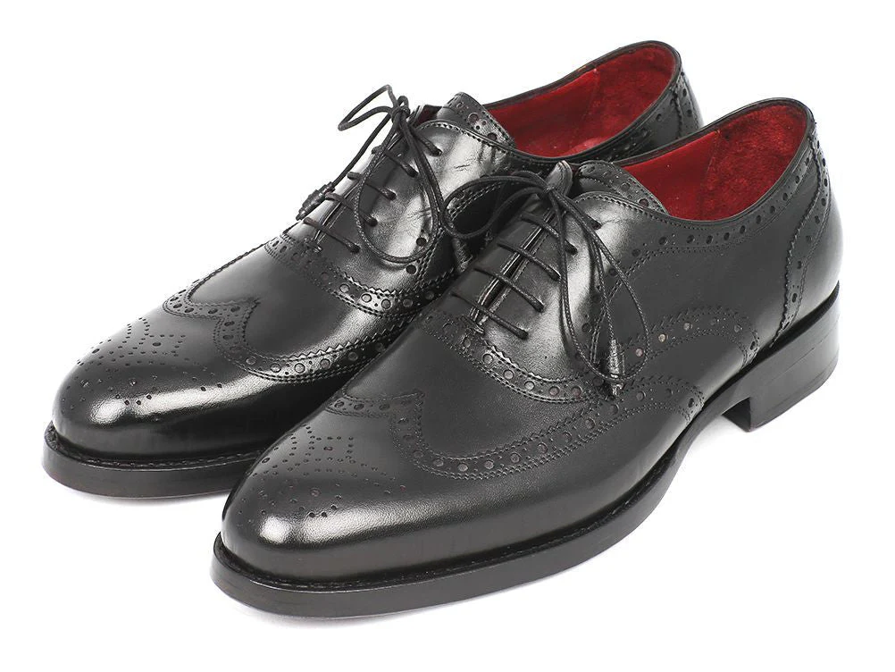Paul Parkman Wingtip Oxford Goodyear Welted Black (ID#027-BLK) - Image 6