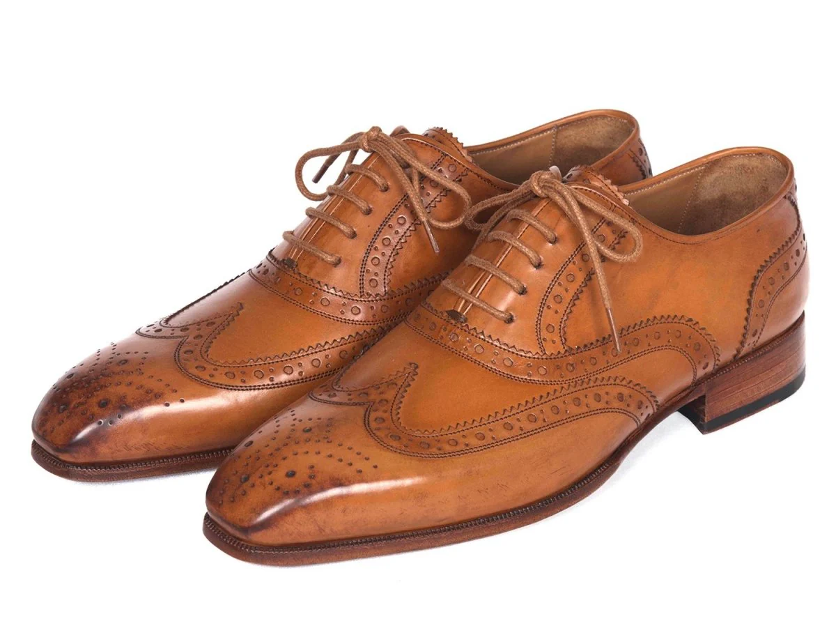 Paul Parkman Wingtip Oxfords Cognac (ID#5447-CGN) - Image 2