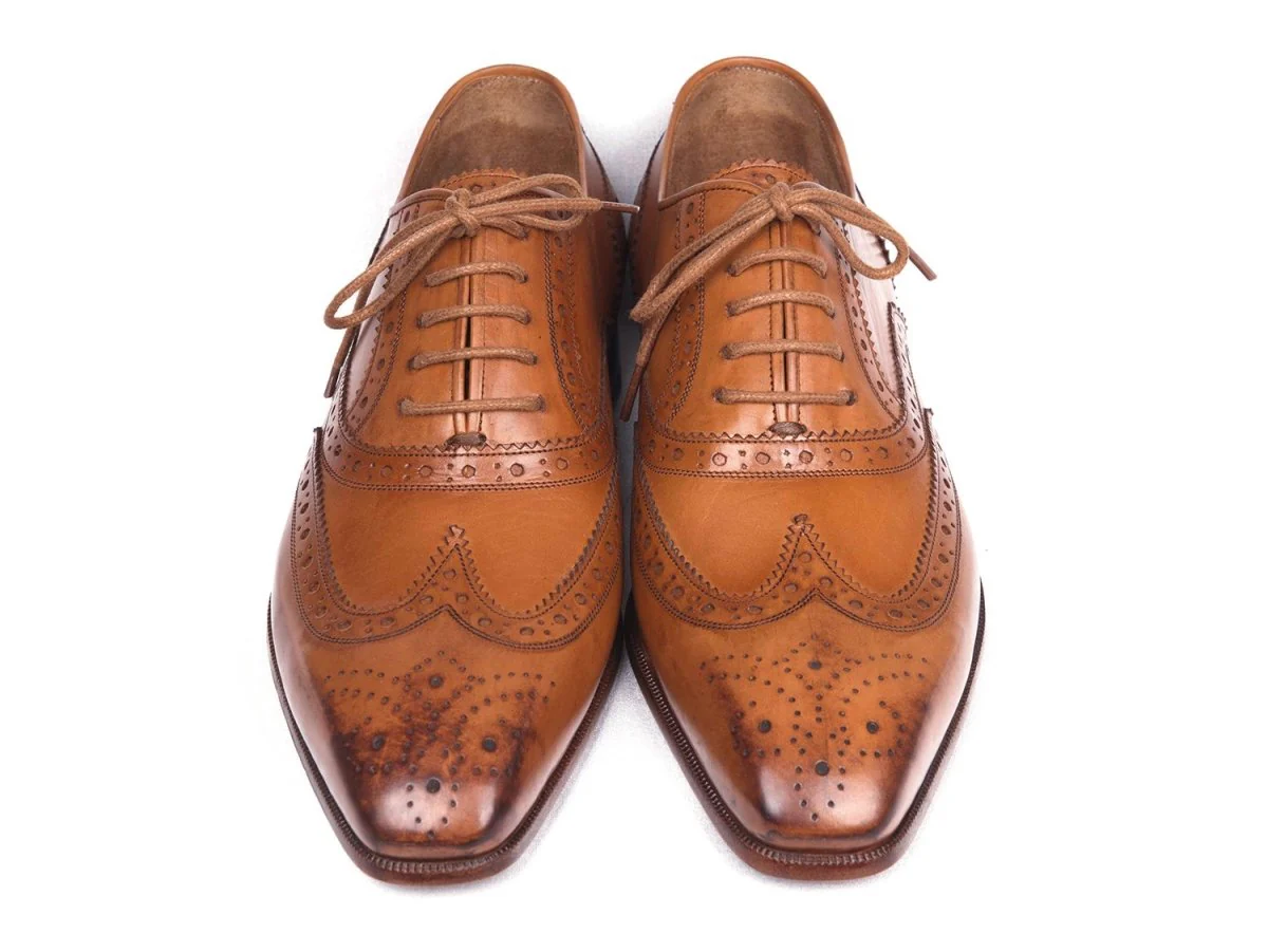 Paul Parkman Wingtip Oxfords Cognac (ID#5447-CGN) - Image 5