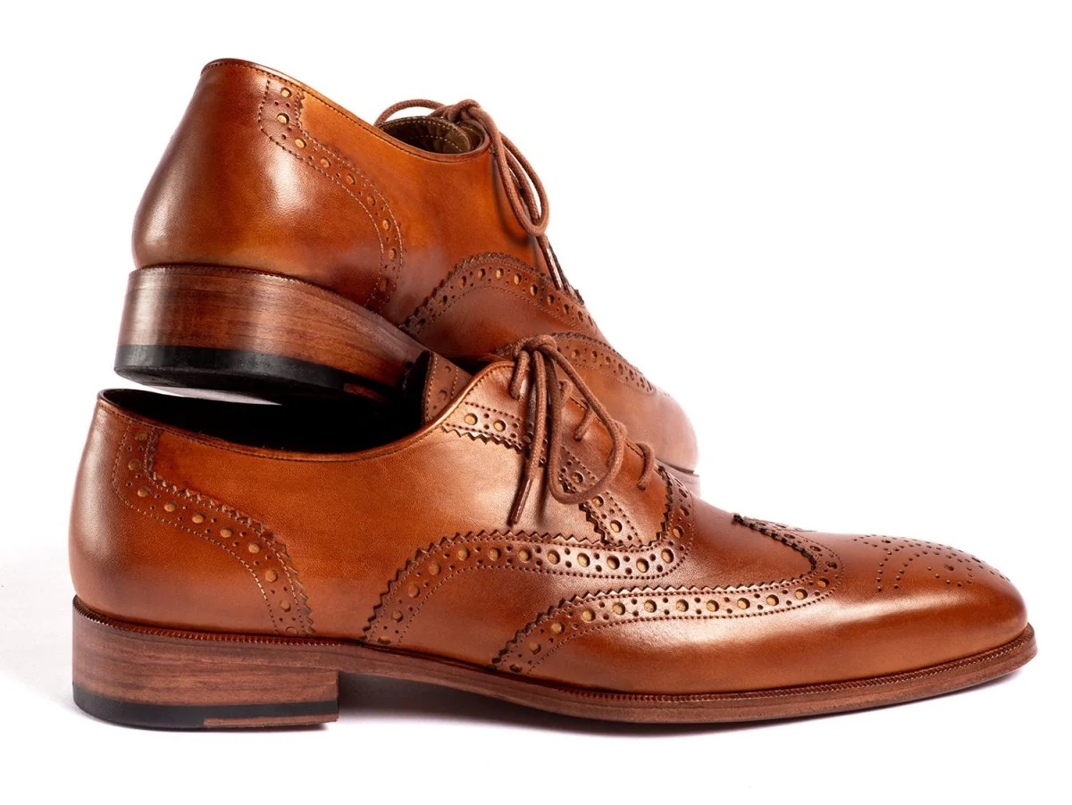 Paul Parkman Wingtip Oxfords Mid Brown (ID#5447-BRW) - Image 2