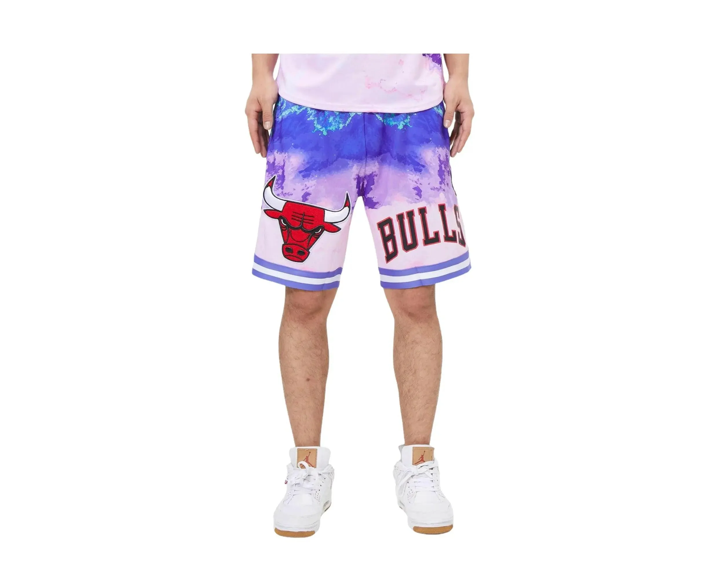 Pro Standard Chicago Bulls Pro Team Shorts Men's Cotton Pink