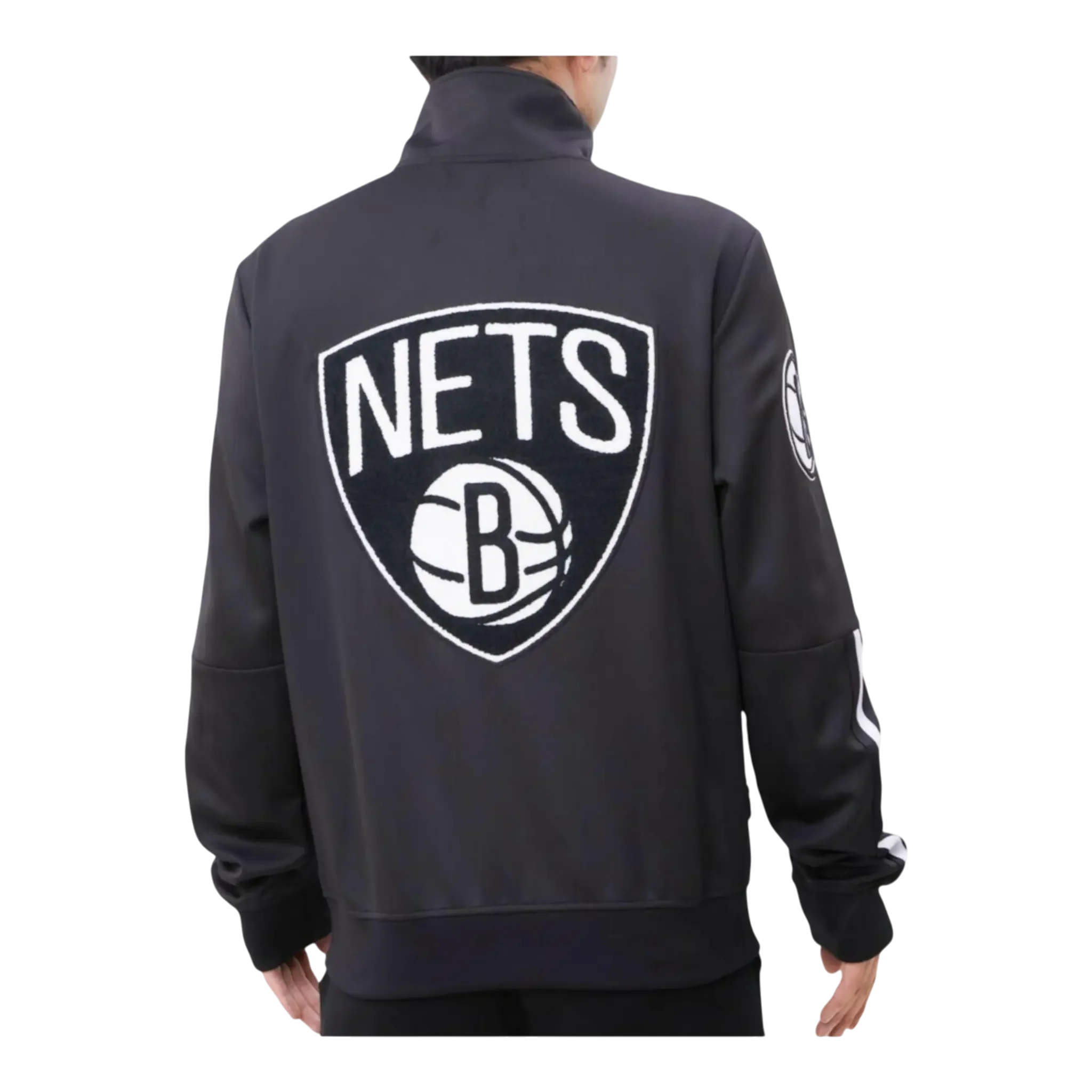 Pro Standard Home Town Track Jacket NBA Brooklyn Nets Vegan - Image 2