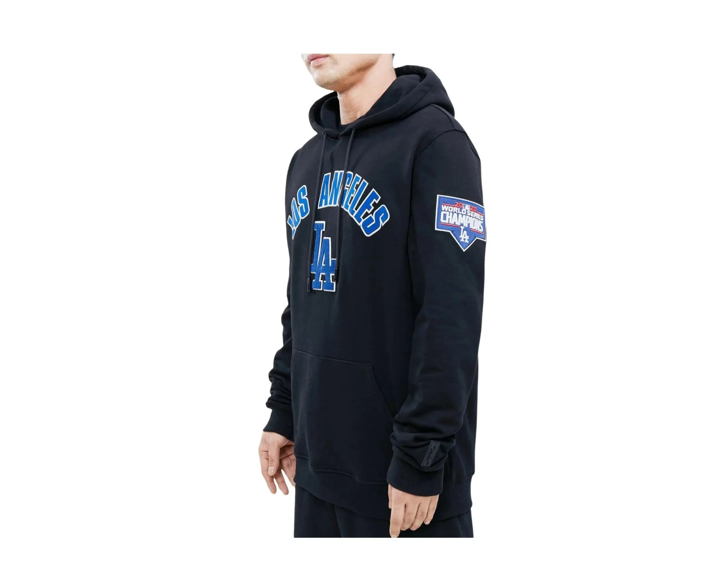 Pro Standard Los Angeles Dodgers Stacked Logo Hoodie - Image 2
