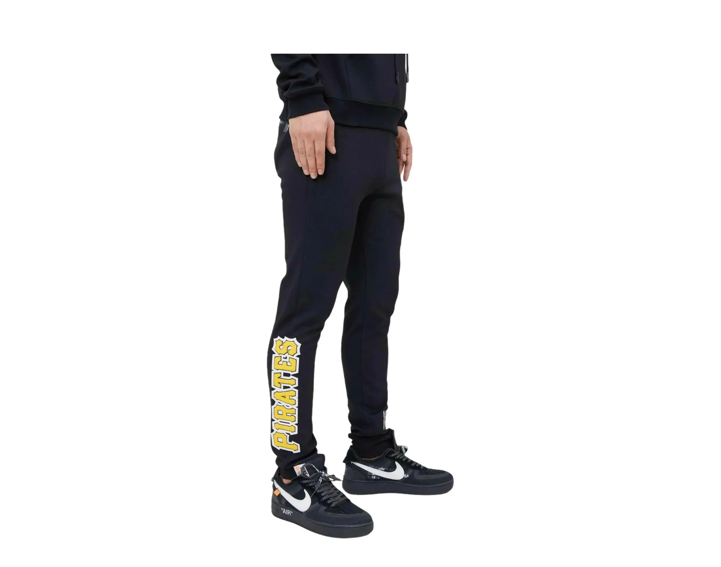 Pro Standard MLB Pittsburgh Piratess Logo Blended Joggers Men's Pants - Image 3