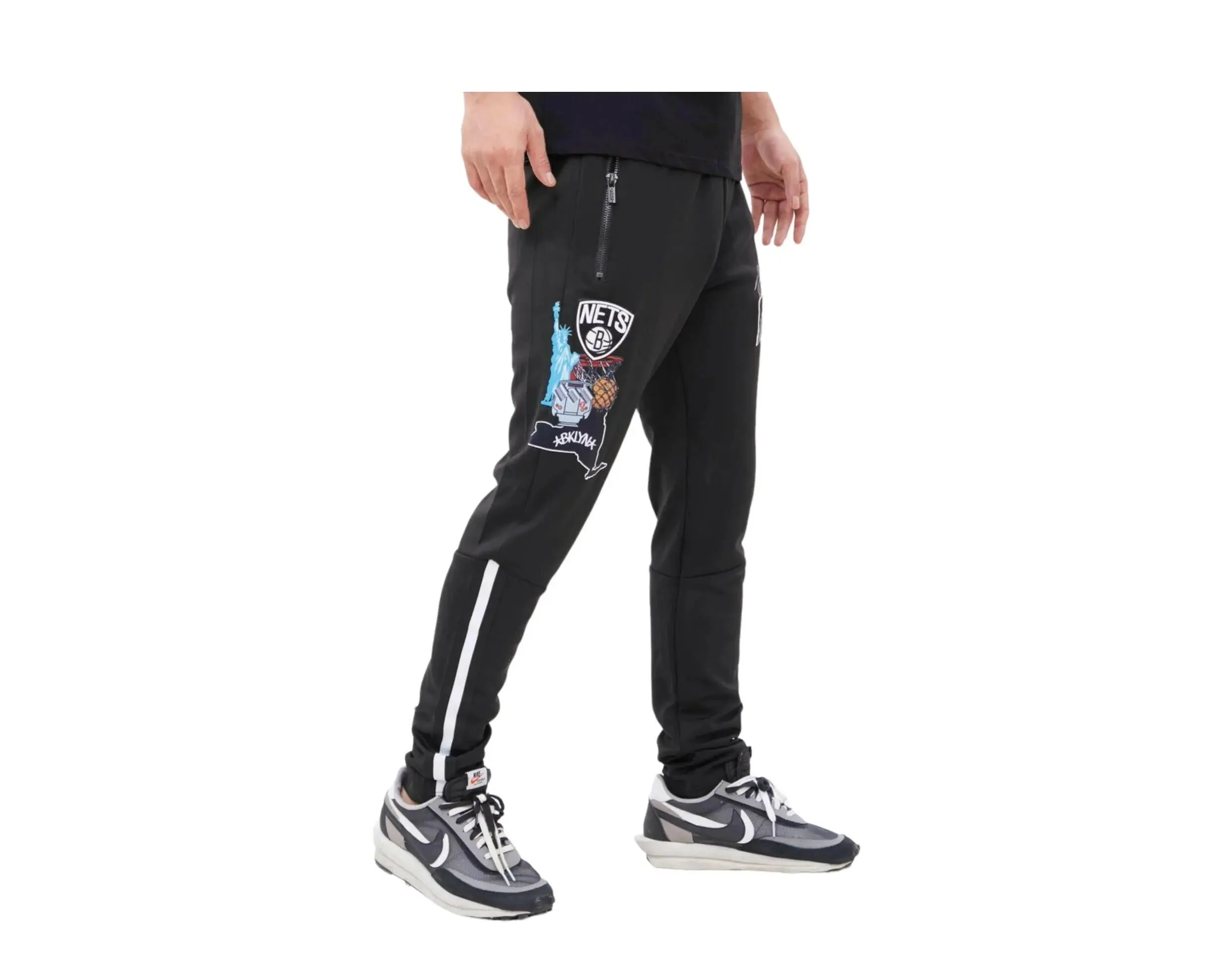 Pro Standard NBA Brooklyn Nets Home Town Track Pants - Image 3