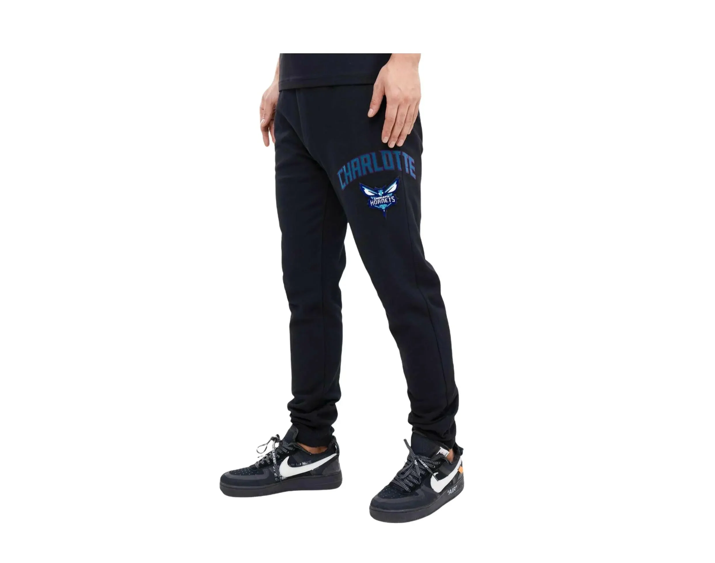 Pro Standard NBA Charlotte Hornets Stacked Logo Sweatpants - Image 2
