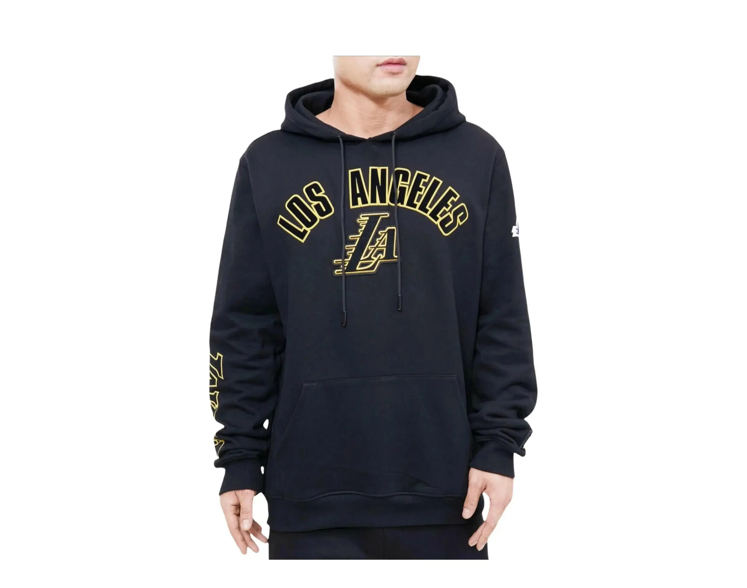 Pro Standard Nba Los Angeles Lakers Stacked Logo Hoodie