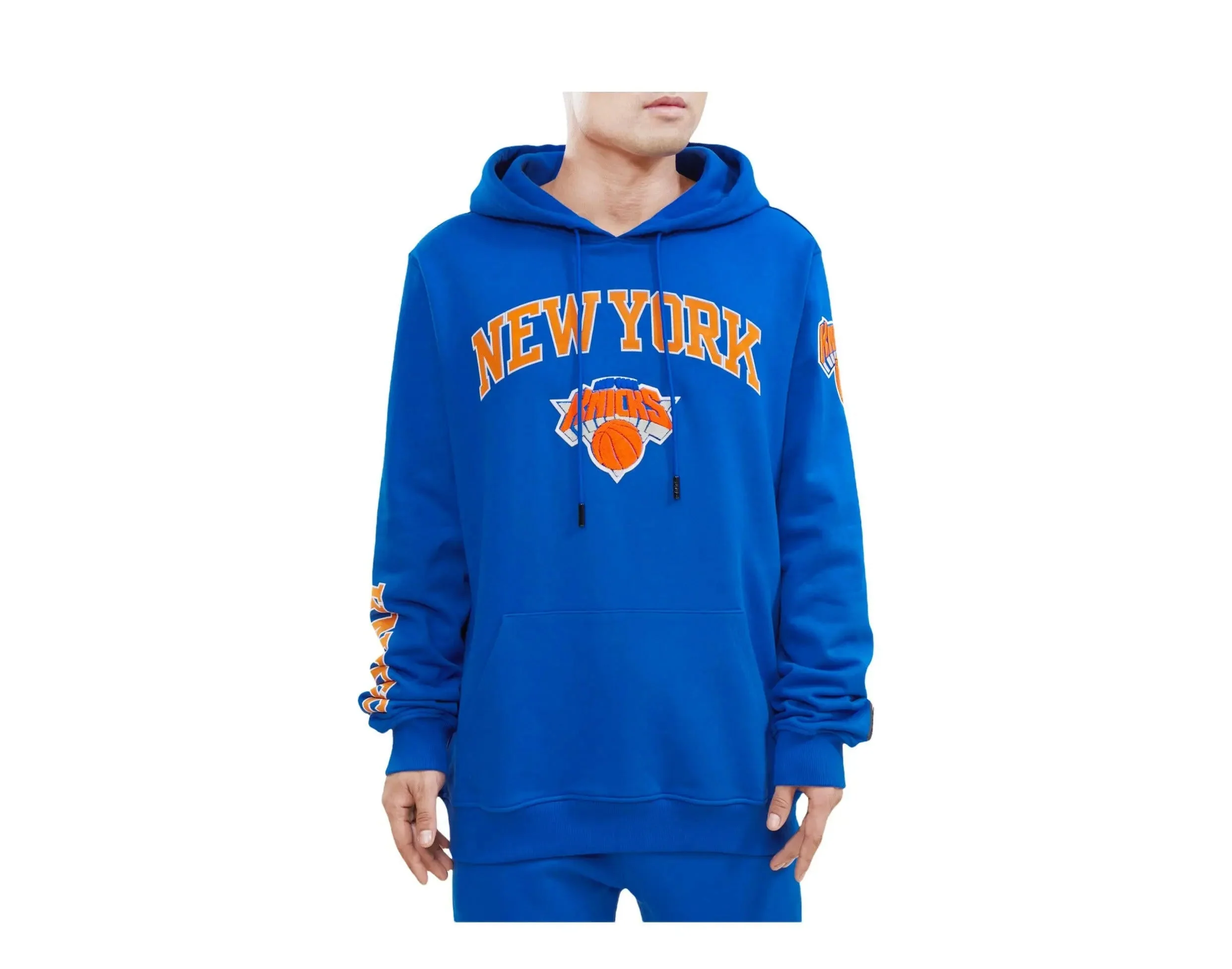Pro Standard New York Knicks Stacked Logo Pullover Hoodie