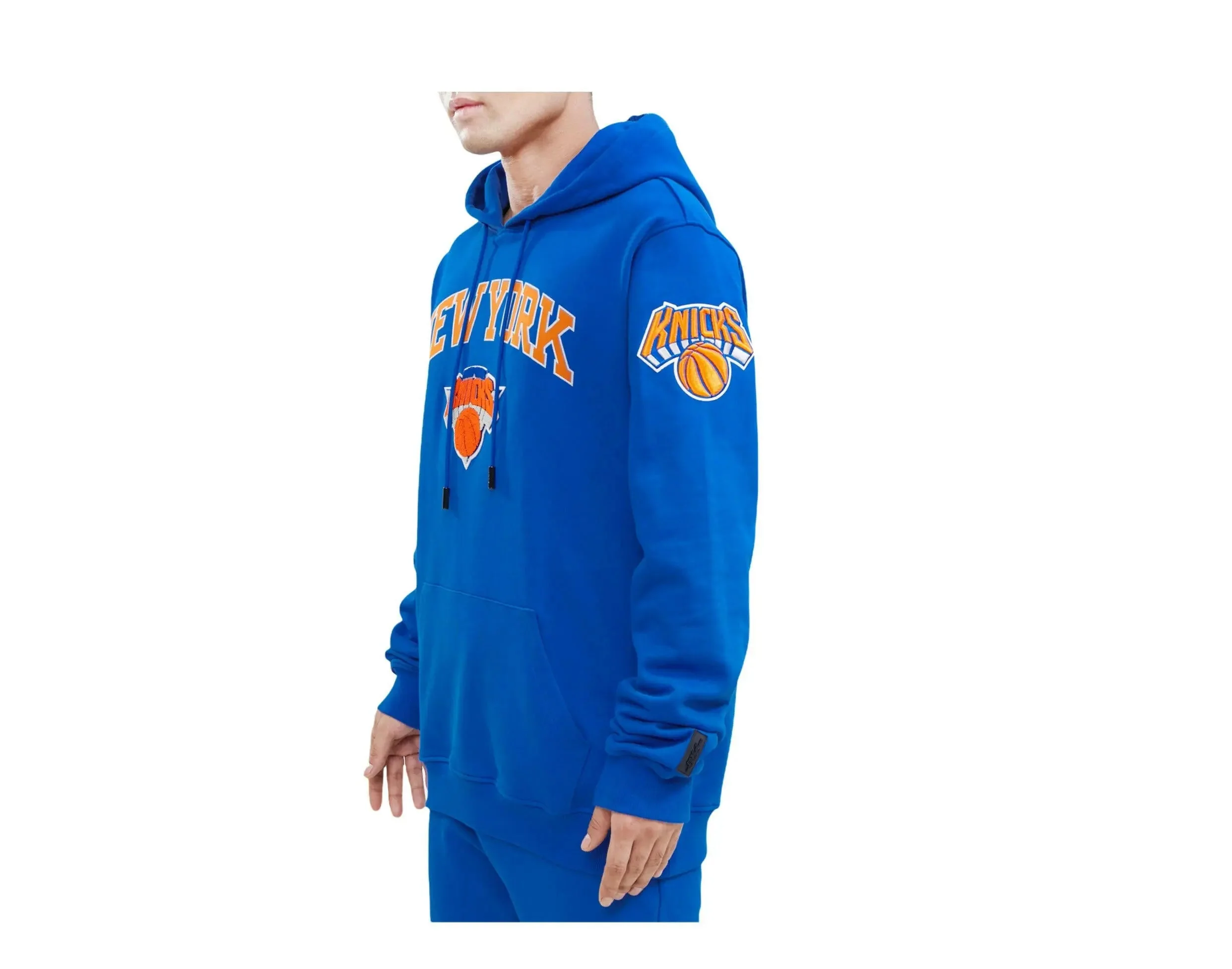 Pro Standard New York Knicks Stacked Logo Pullover Hoodie - Image 2
