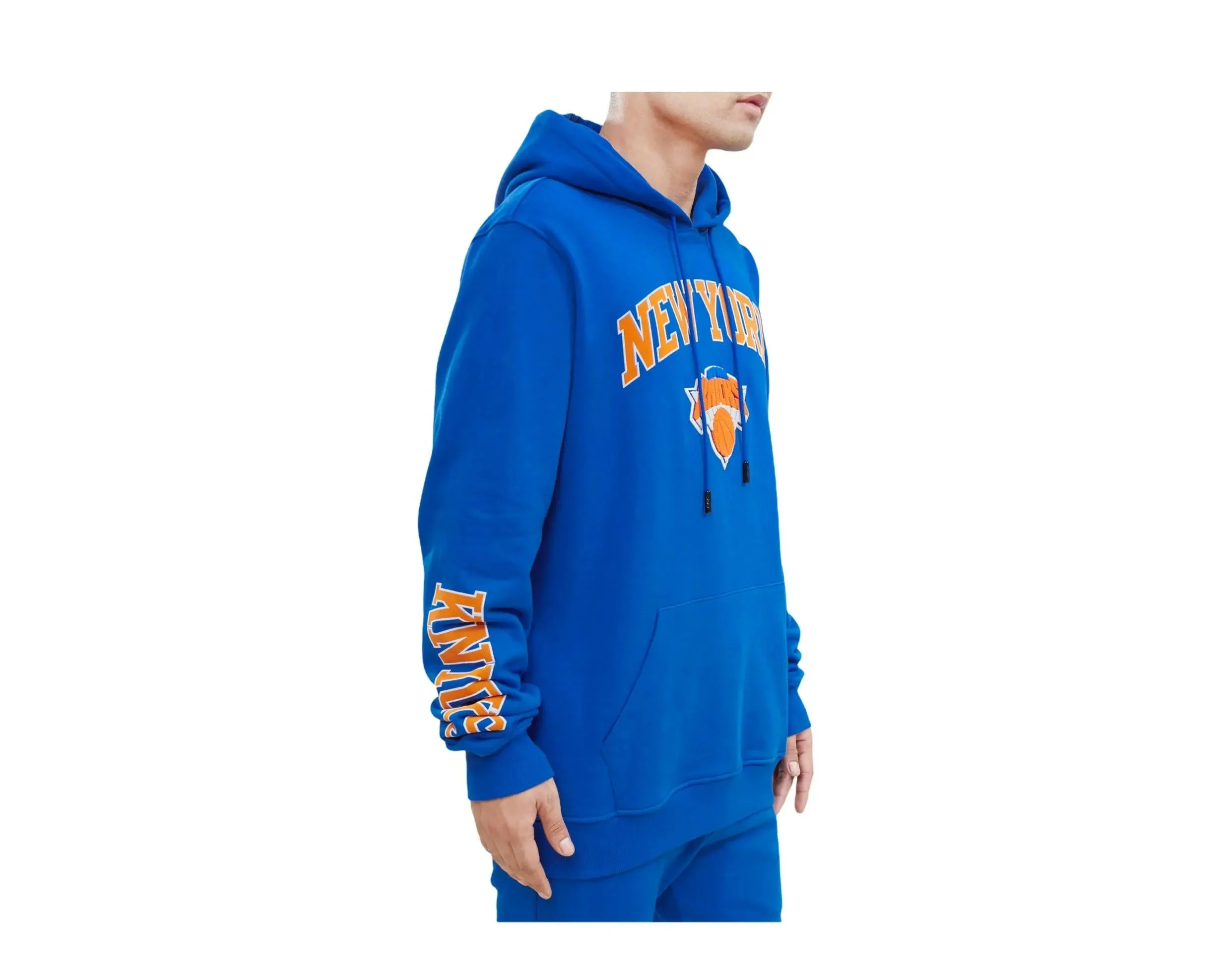 Pro Standard New York Knicks Stacked Logo Pullover Hoodie - Image 3