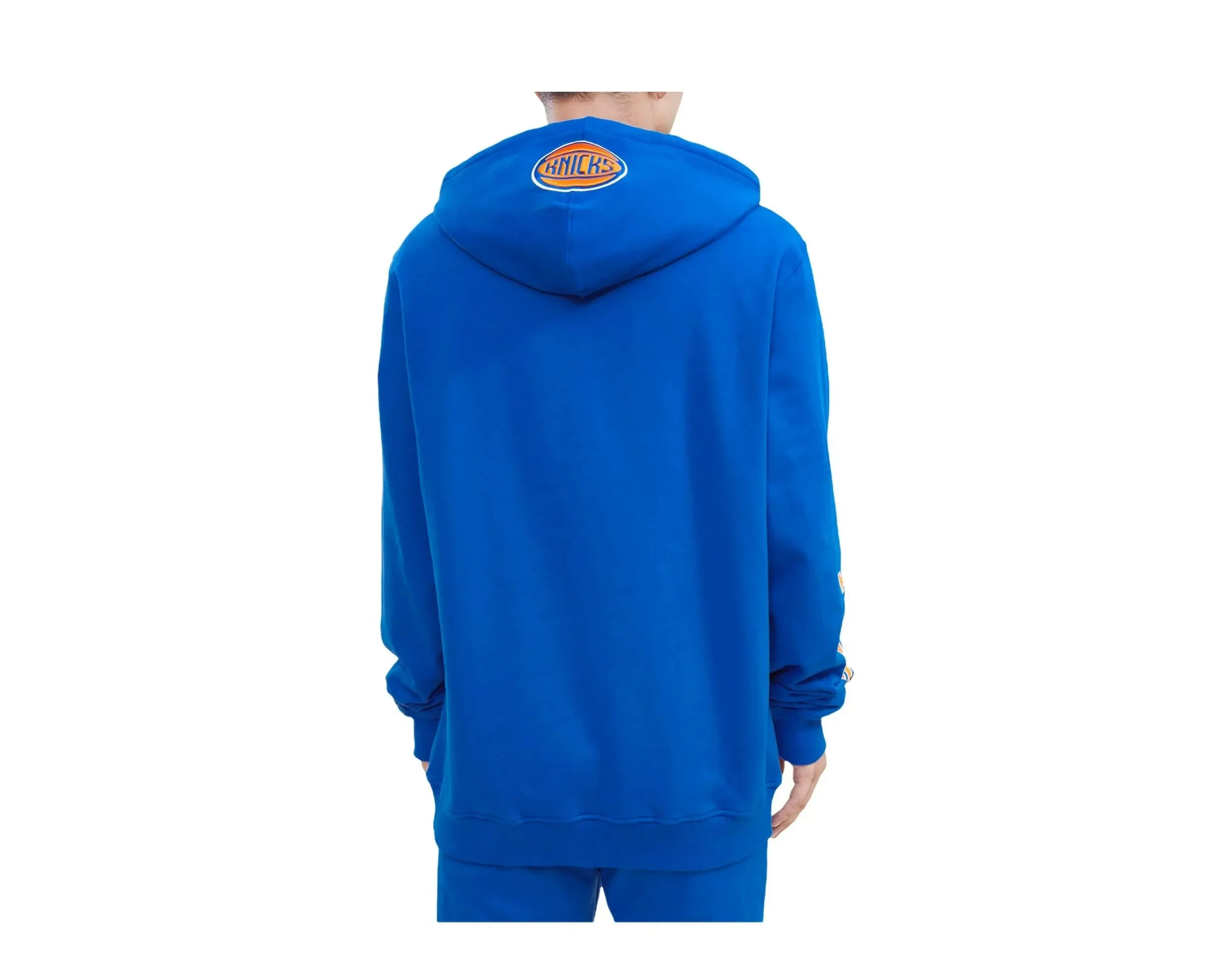 Pro Standard New York Knicks Stacked Logo Pullover Hoodie - Image 4