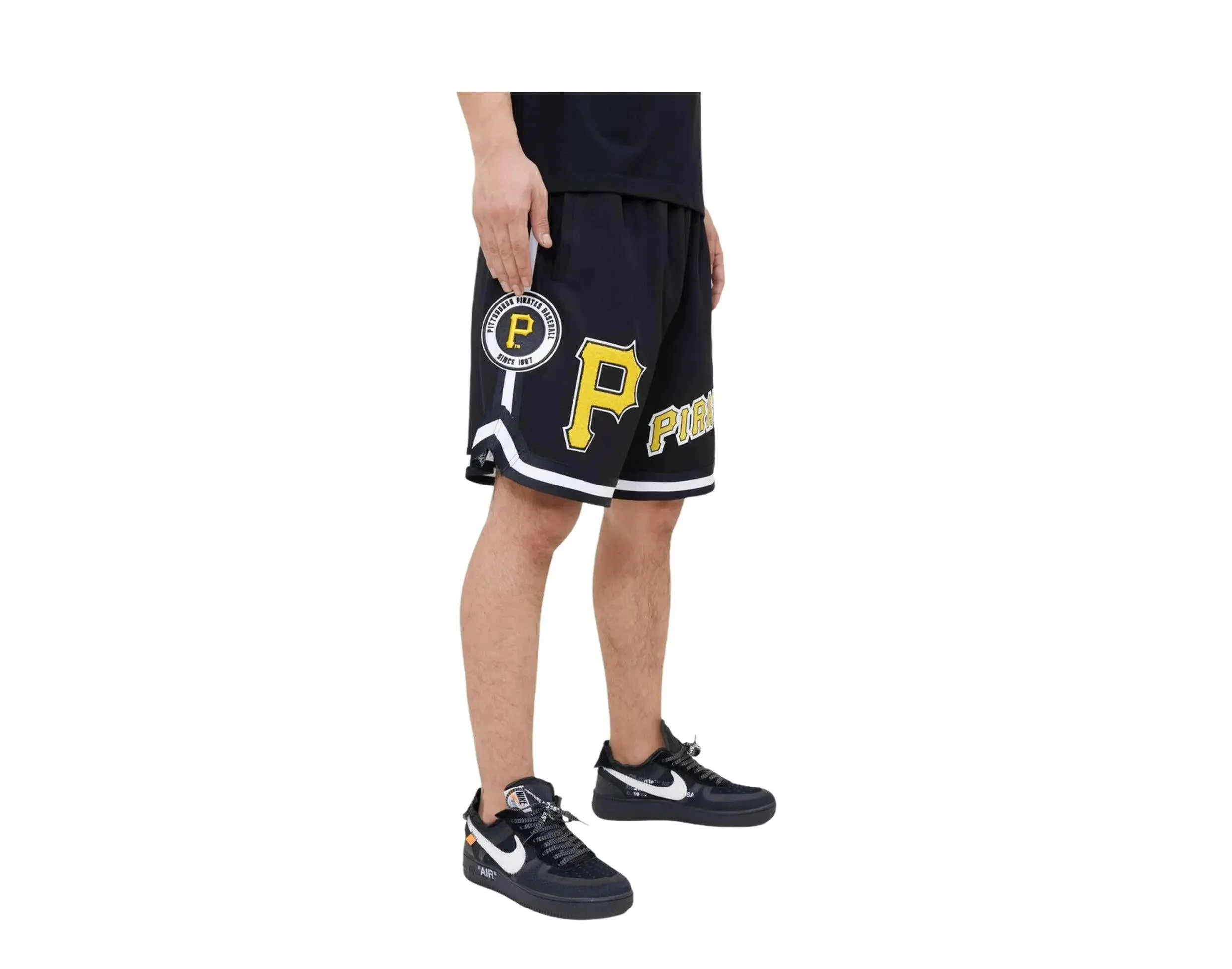 Pro Standard Pittsburgh Pirates Pro Team Shorts Men's Cotton - Image 3