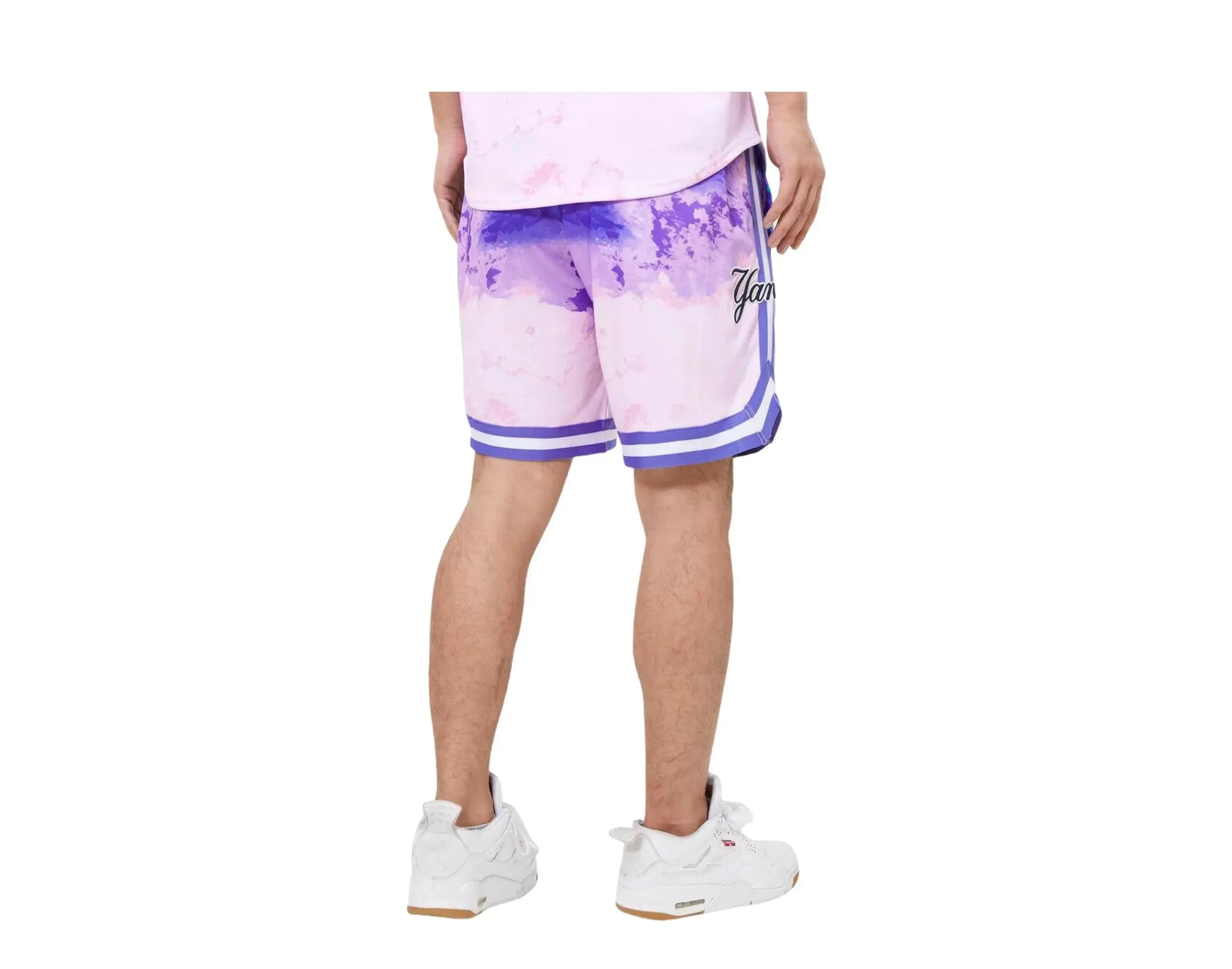 Pro Standard Pro Team Pink Dye Shorts Men's Cotton Pink - Image 4