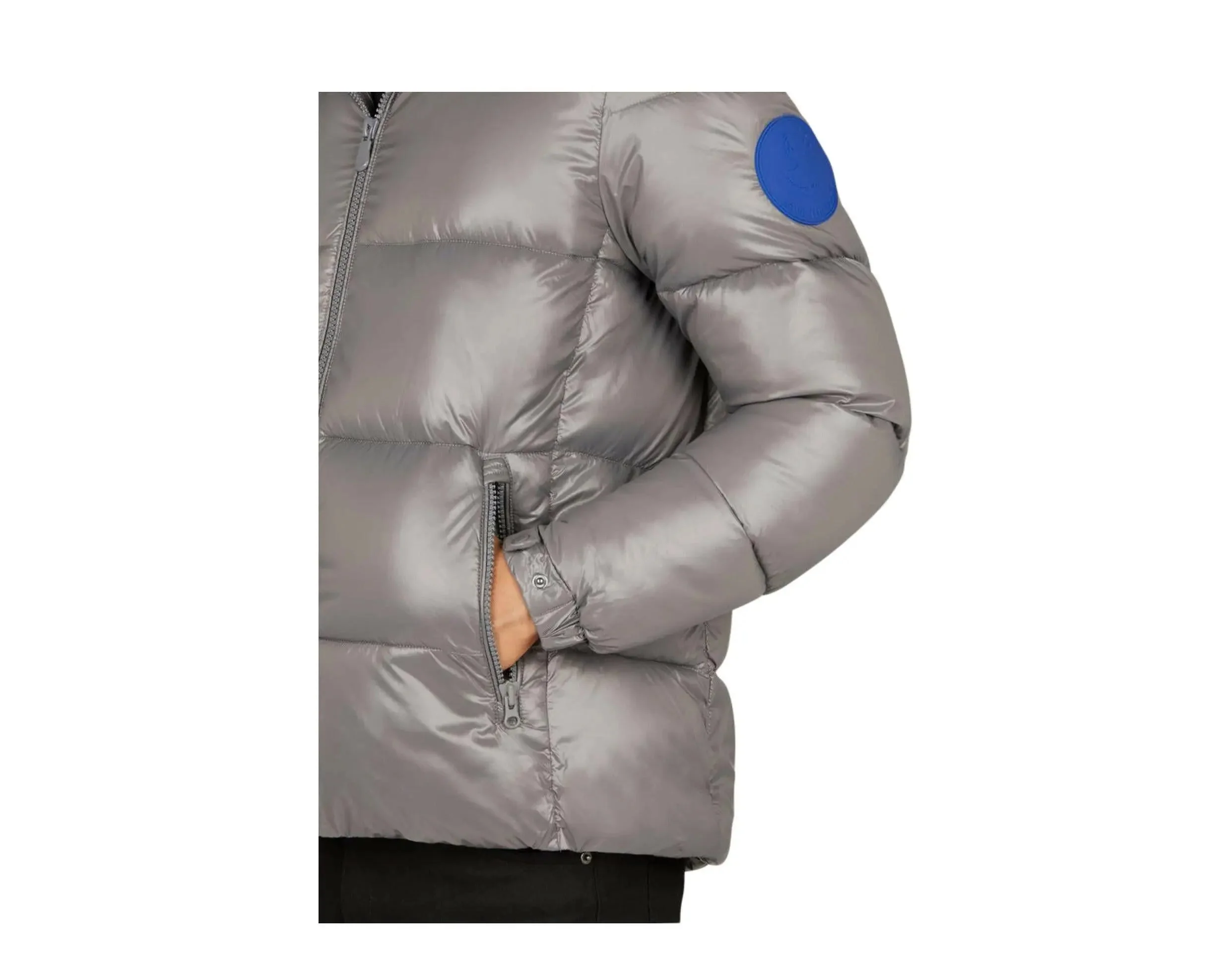 Save the Duck Luck Quilted Hooded Puffer Men's Jacket - Image 3