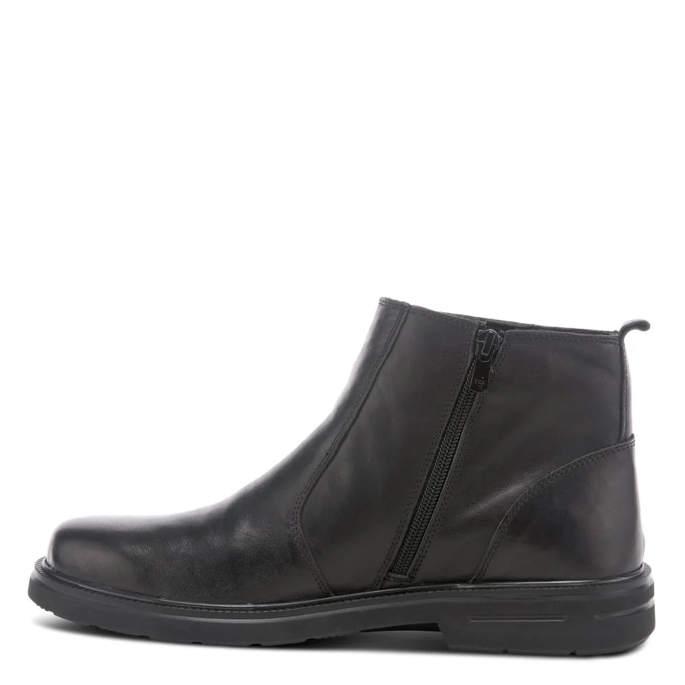 Spring Step Shoes Abram Men's Black Premium Leather Ankle Boots - Image 2