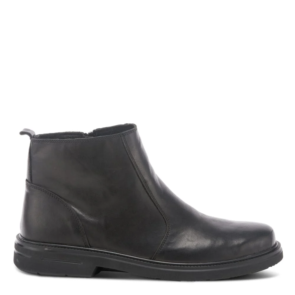 Spring Step Shoes Abram Men's Black Premium Leather Ankle Boots - Image 5