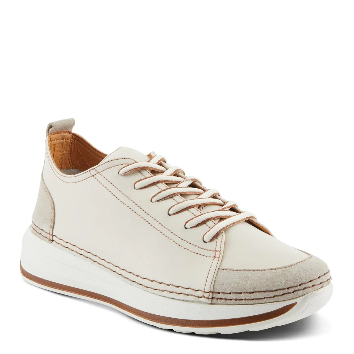 Spring Step Shoes Angolan Women's Elegant Sporty Leather Sneakers - Image 8