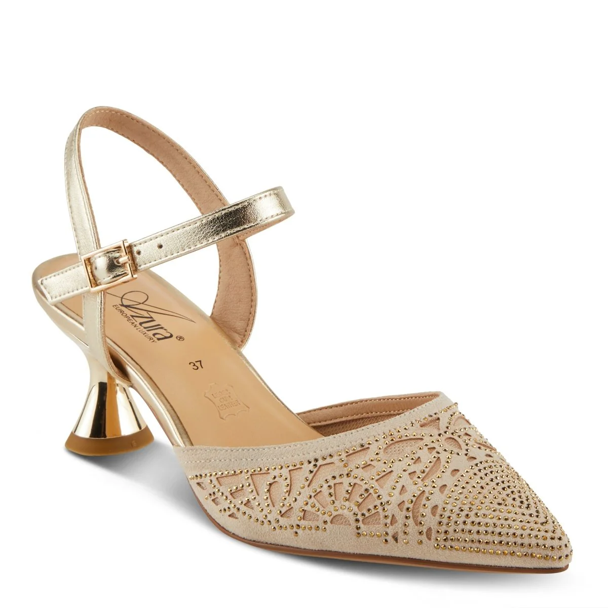 Spring Step Shoes Azura Delicate Sandals Women’s Leather Rhinestones - Image 11