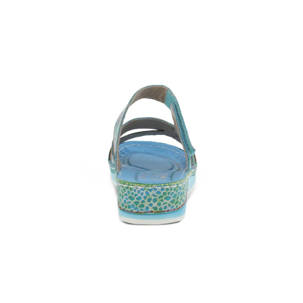 Spring Step Shoes Caiman Hand Painted Sandals - Image 10