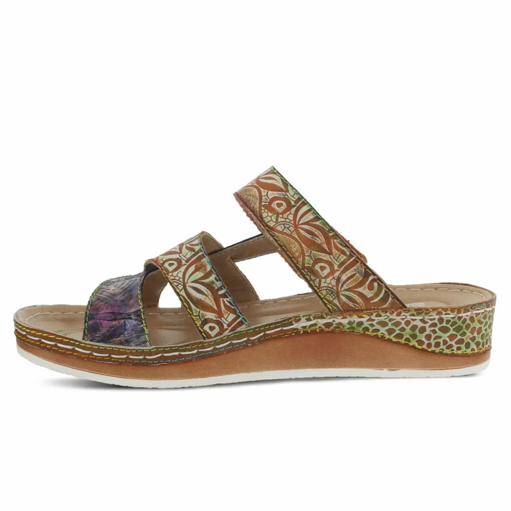 Spring Step Shoes Caiman Hand Painted Sandals - Image 19