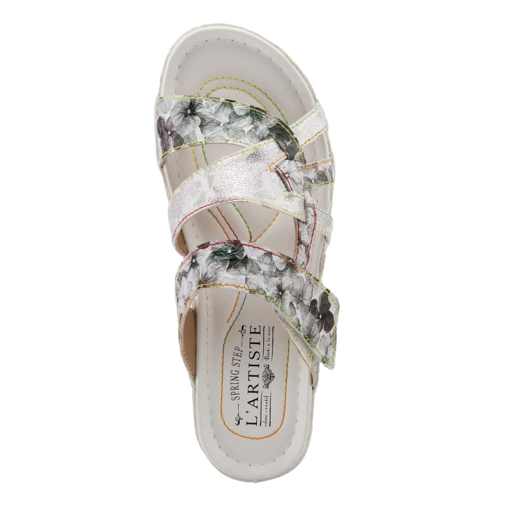 Spring Step Shoes Caiman Hand Painted Sandals - Image 2