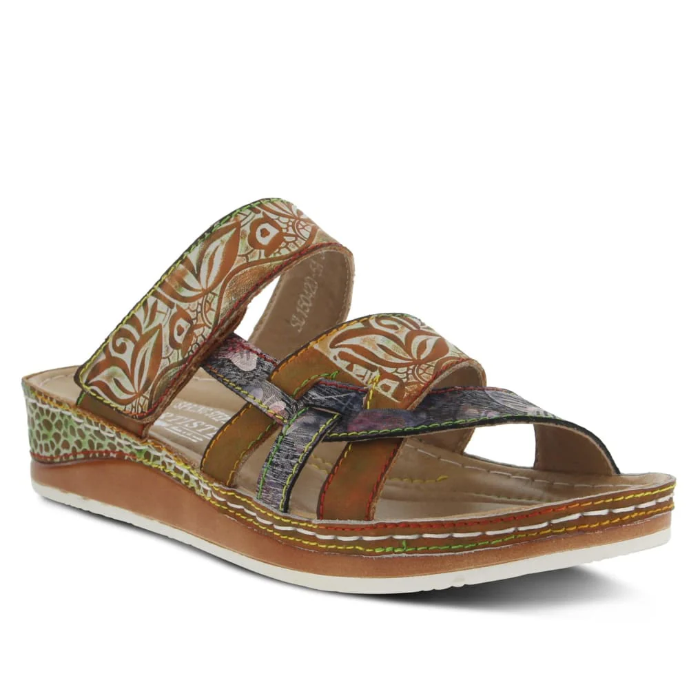 Spring Step Shoes Caiman Hand Painted Sandals - Image 23