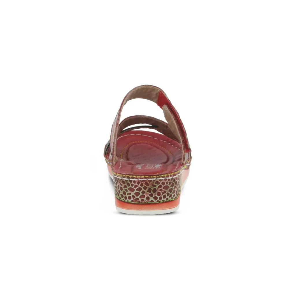 Spring Step Shoes Caiman Hand Painted Sandals - Image 24