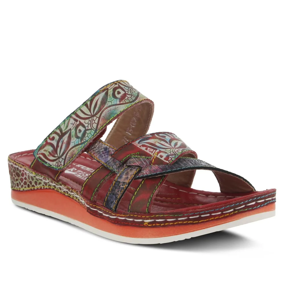 Spring Step Shoes Caiman Hand Painted Sandals - Image 25