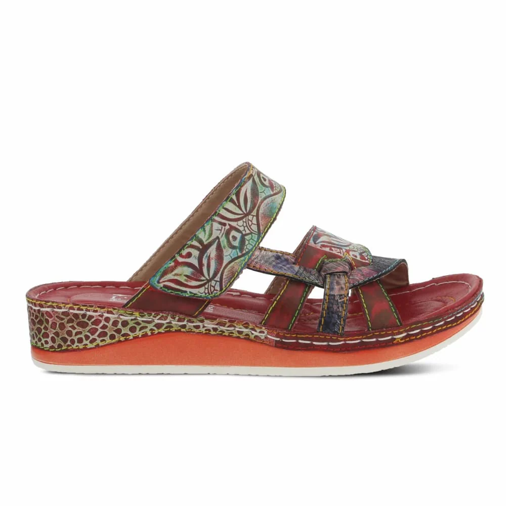 Spring Step Shoes Caiman Hand Painted Sandals - Image 27