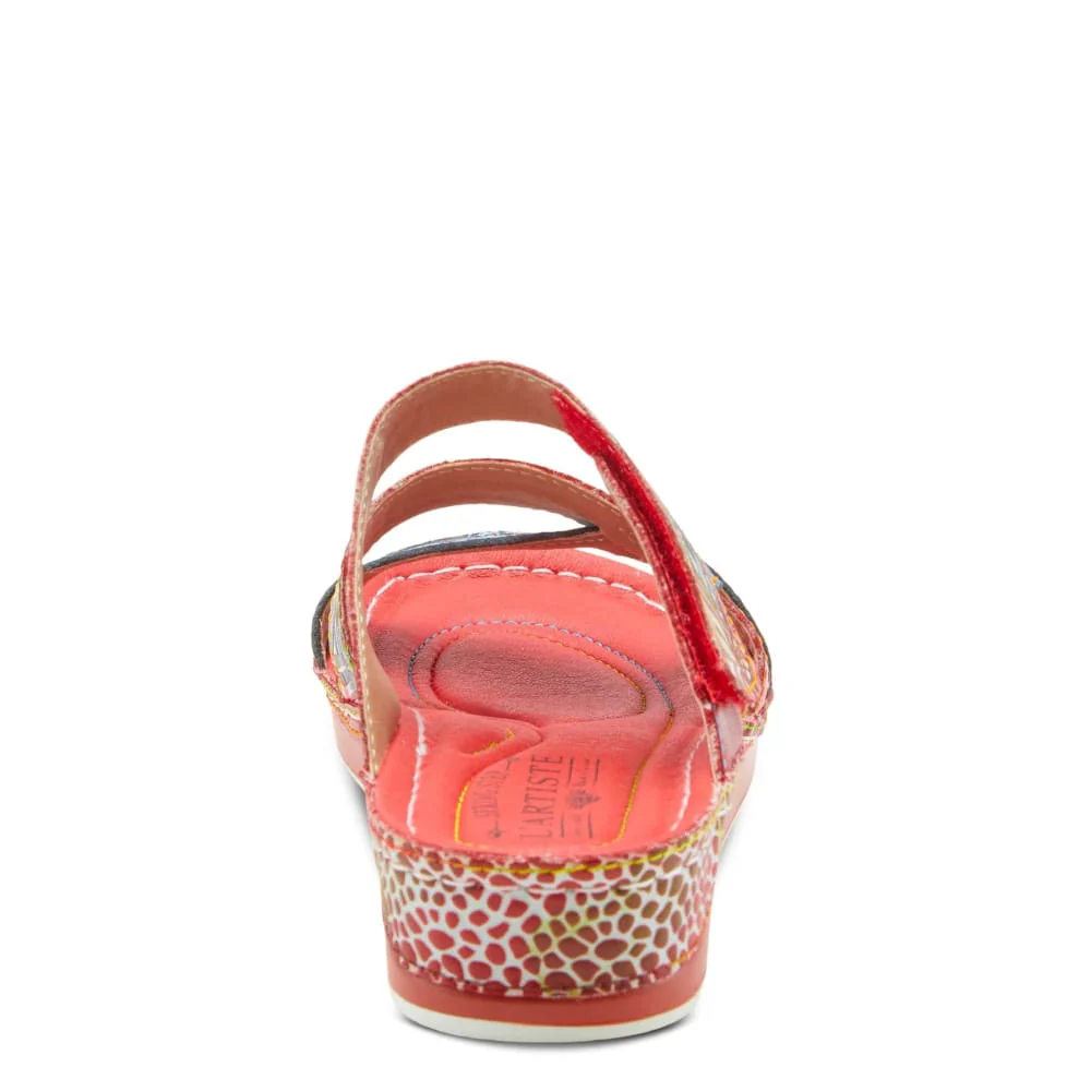 Spring Step Shoes Caiman Hand Painted Sandals - Image 31