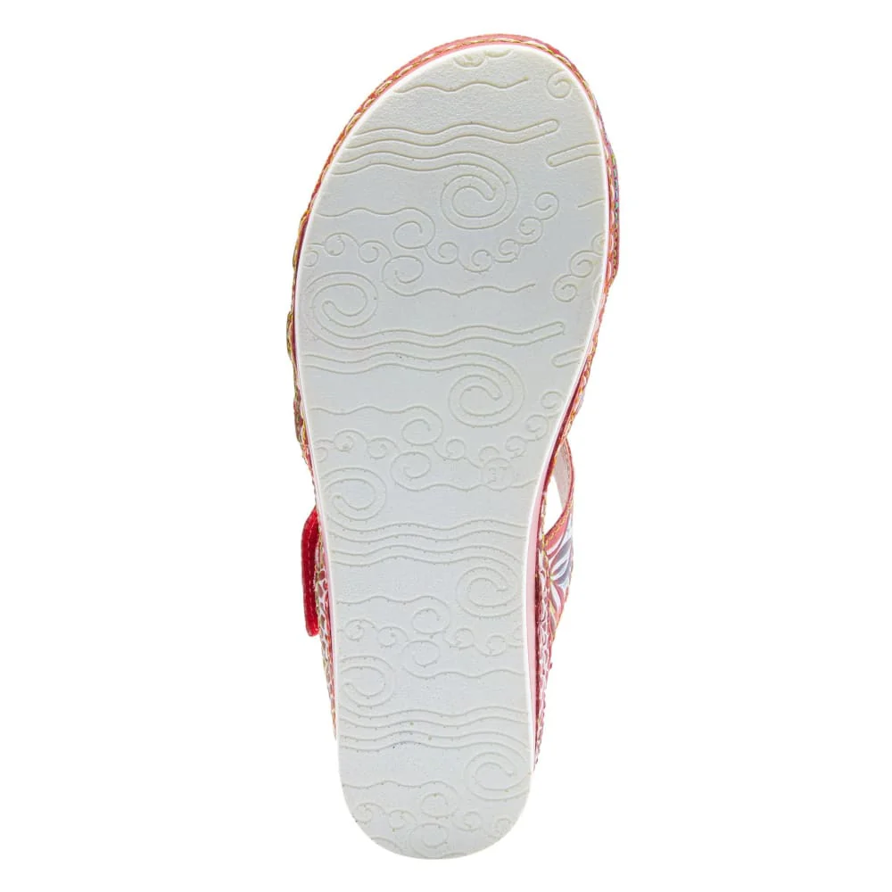 Spring Step Shoes Caiman Hand Painted Sandals - Image 34