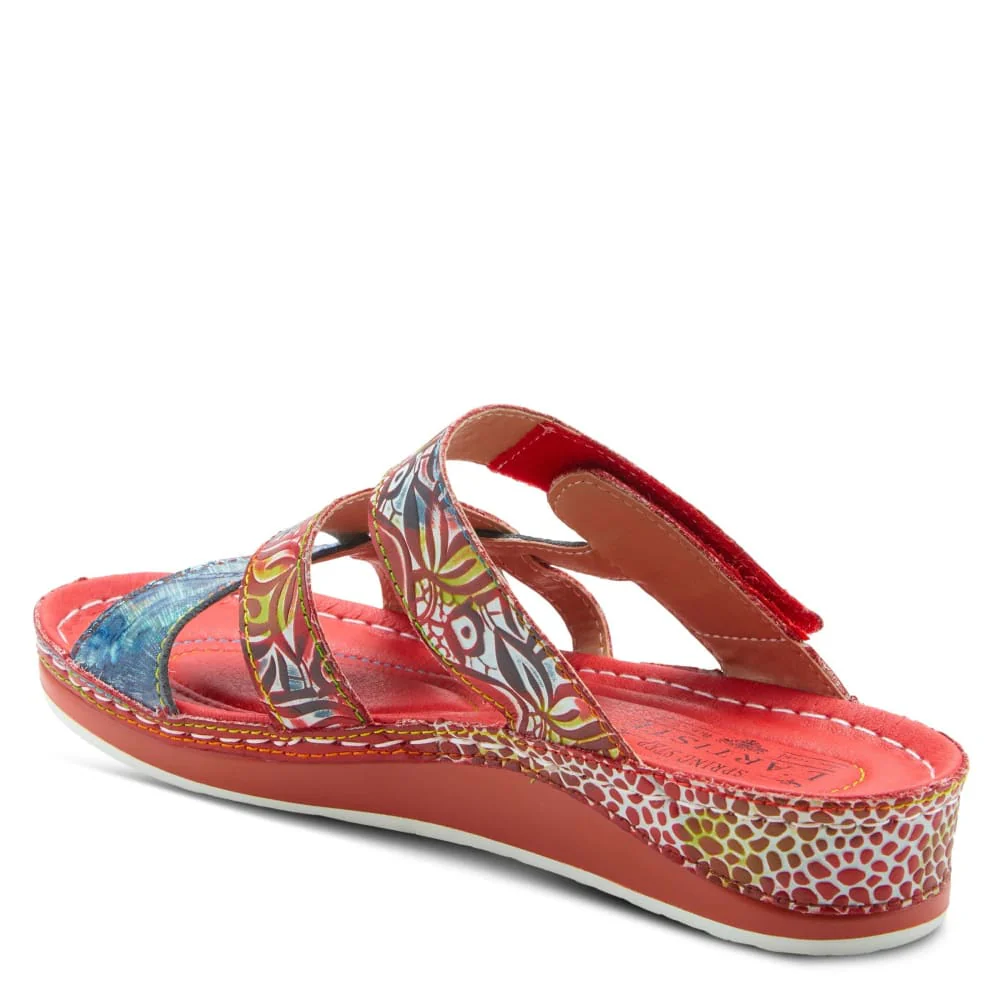 Spring Step Shoes Caiman Hand Painted Sandals - Image 35