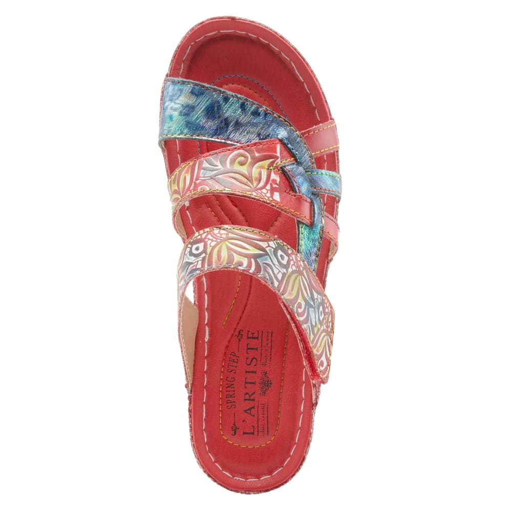 Spring Step Shoes Caiman Hand Painted Sandals - Image 36