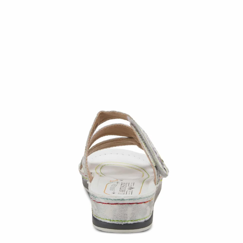 Spring Step Shoes Caiman Hand Painted Sandals - Image 4