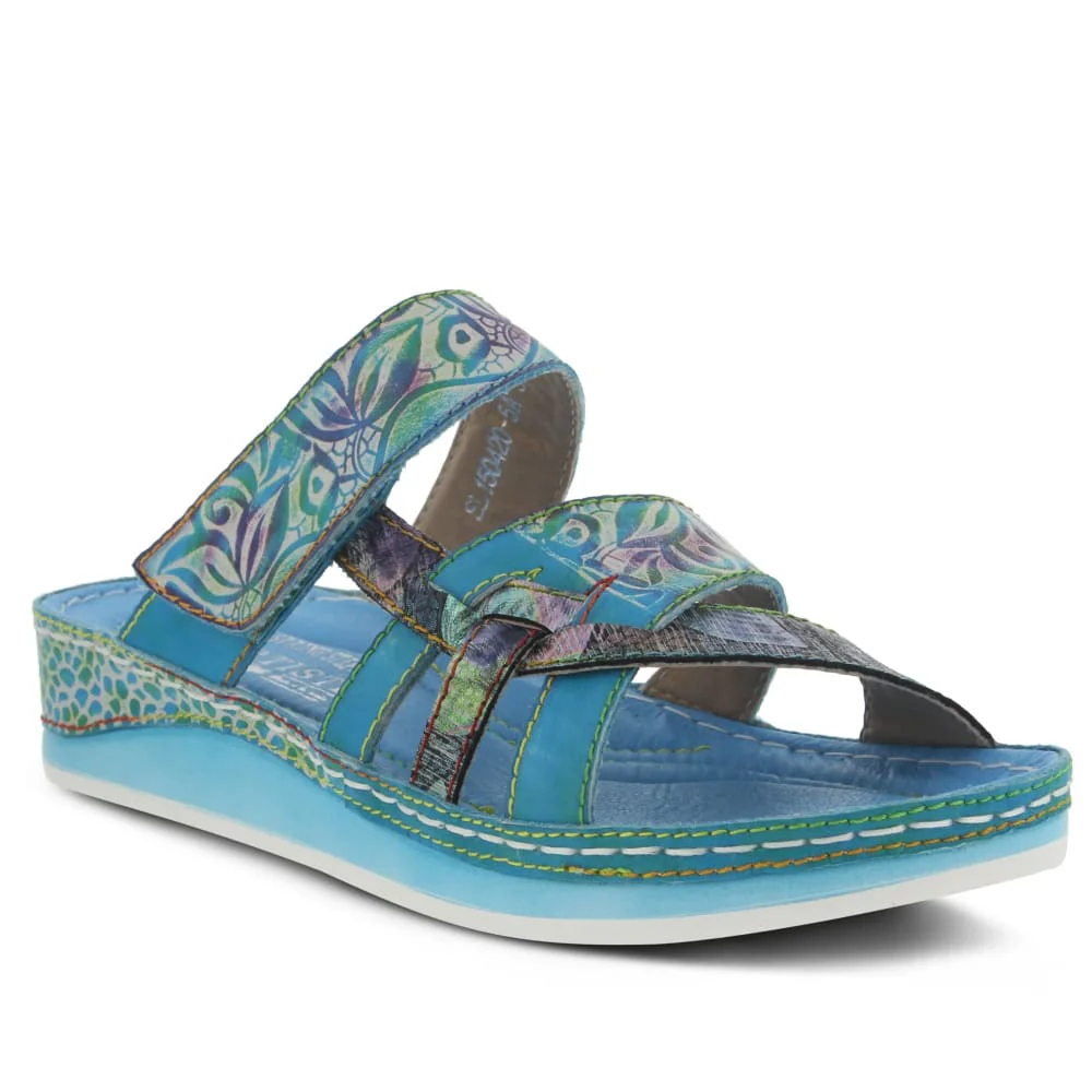 Spring Step Shoes Caiman Hand Painted Sandals - Image 7