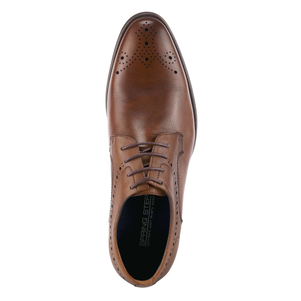 Spring Step Shoes Charlie Men's Leather Wingtip Derby Style Shoes - Image 10