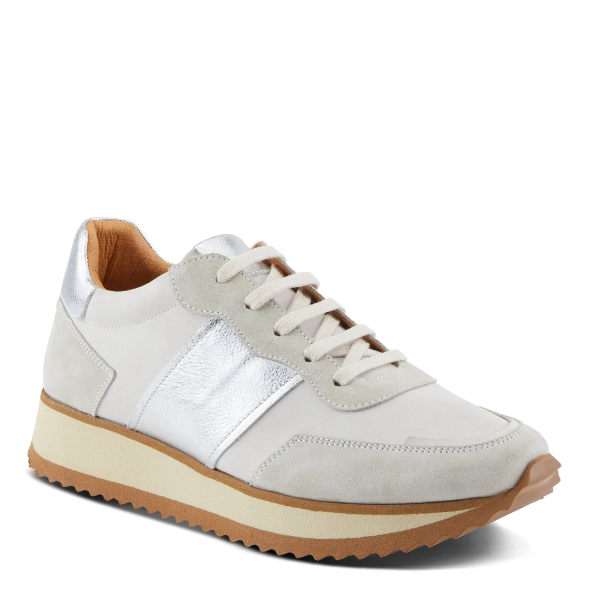 Spring Step Shoes Compter Women's Modern Fashion Leather and Suede Sneakers - Image 15