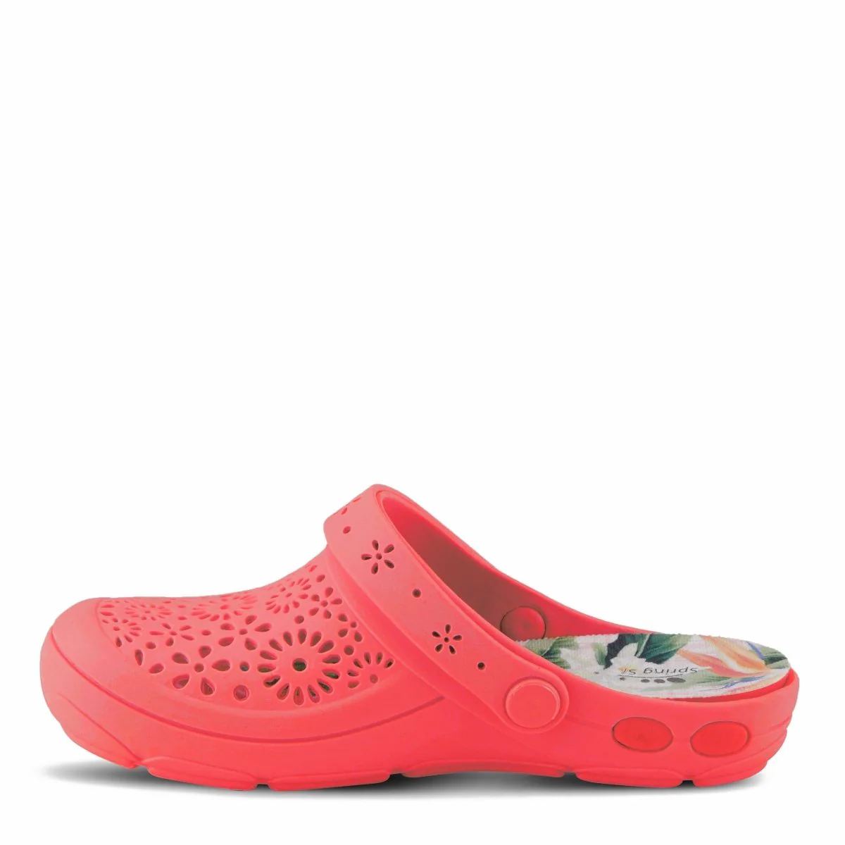 Spring Step Shoes Contigo Clogs Women's Perforated Tpr Slip On - Image 2