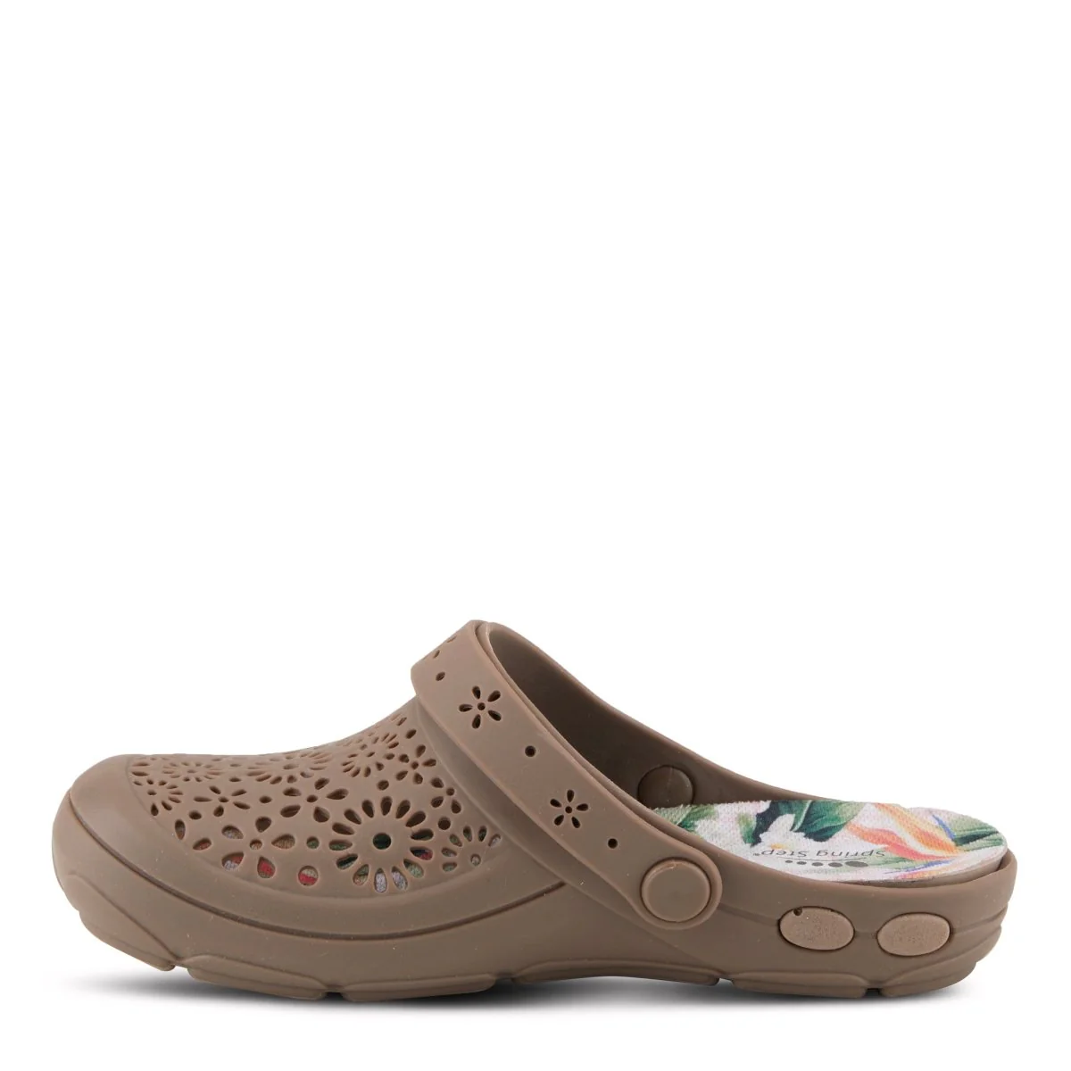 Spring Step Shoes Contigo Clogs Women's Perforated Tpr Slip On - Image 23