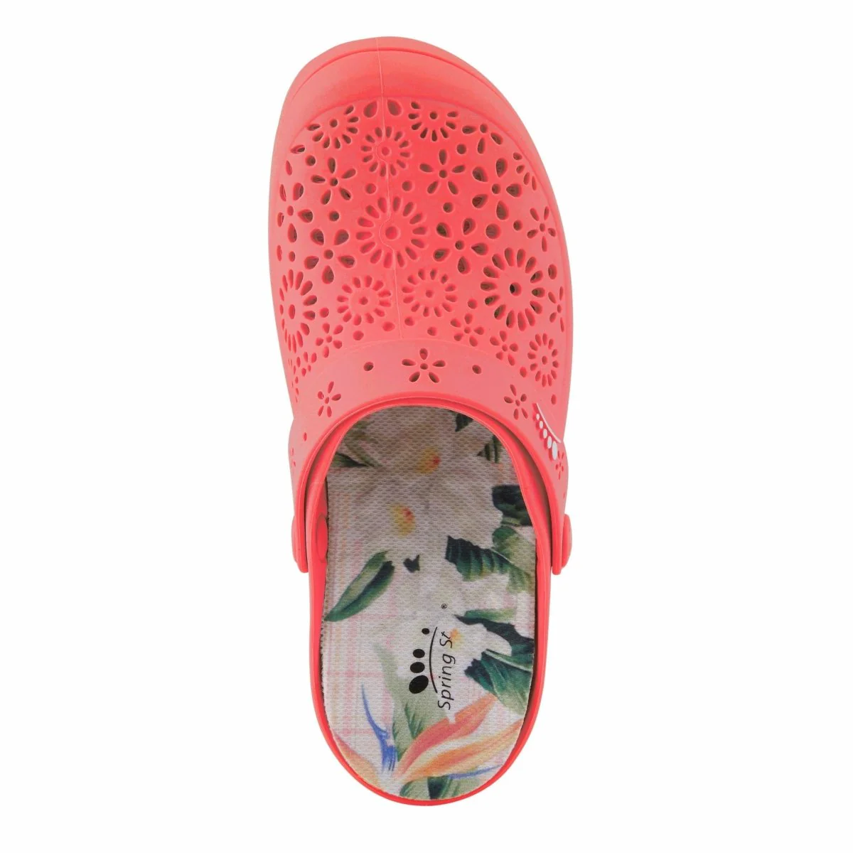 Spring Step Shoes Contigo Clogs Women's Perforated Tpr Slip On - Image 3