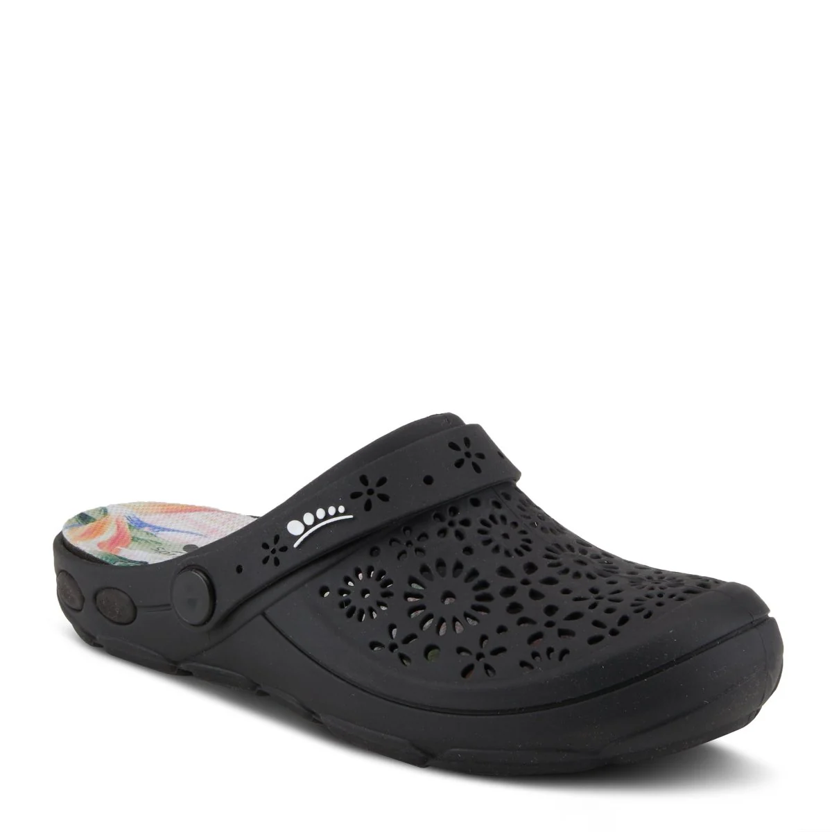 Spring Step Shoes Contigo Clogs Women's Perforated Tpr Slip On - Image 36