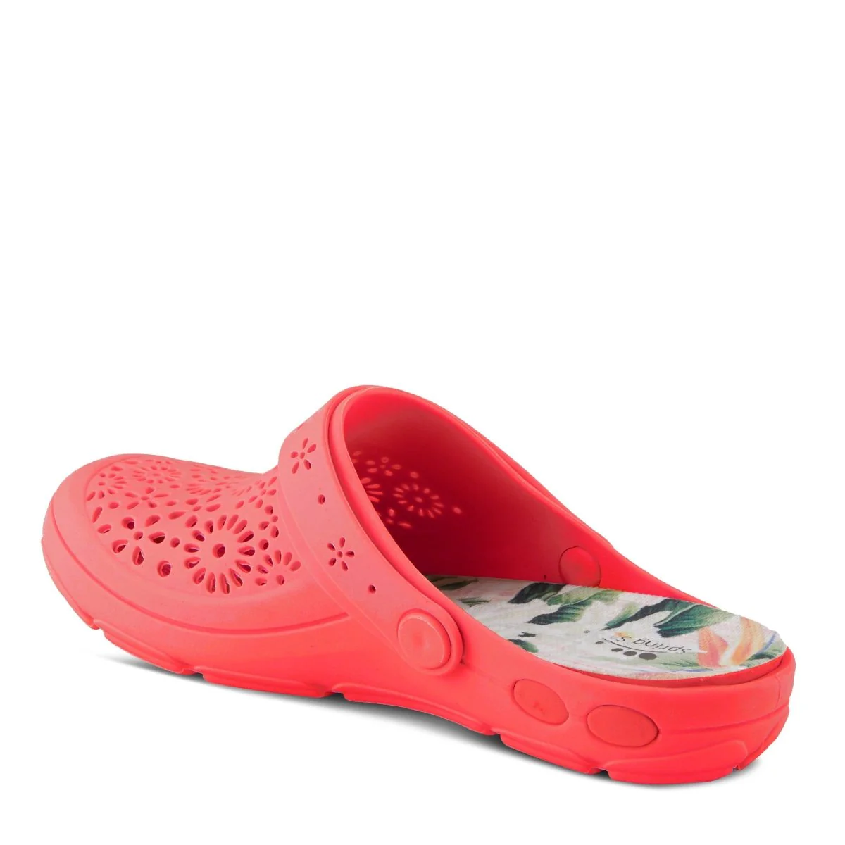 Spring Step Shoes Contigo Clogs Women's Perforated Tpr Slip On - Image 7