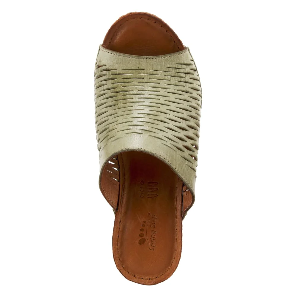 Spring Step Shoes Cunacena Women's Leather Slide Sandals - Image 11