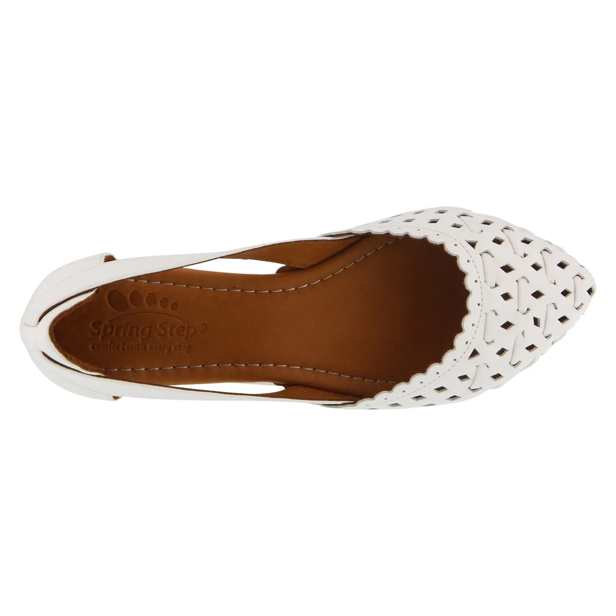 Spring Step Shoes Delorse Women's Leather D'Orsay Slip On Shoes - Image 32
