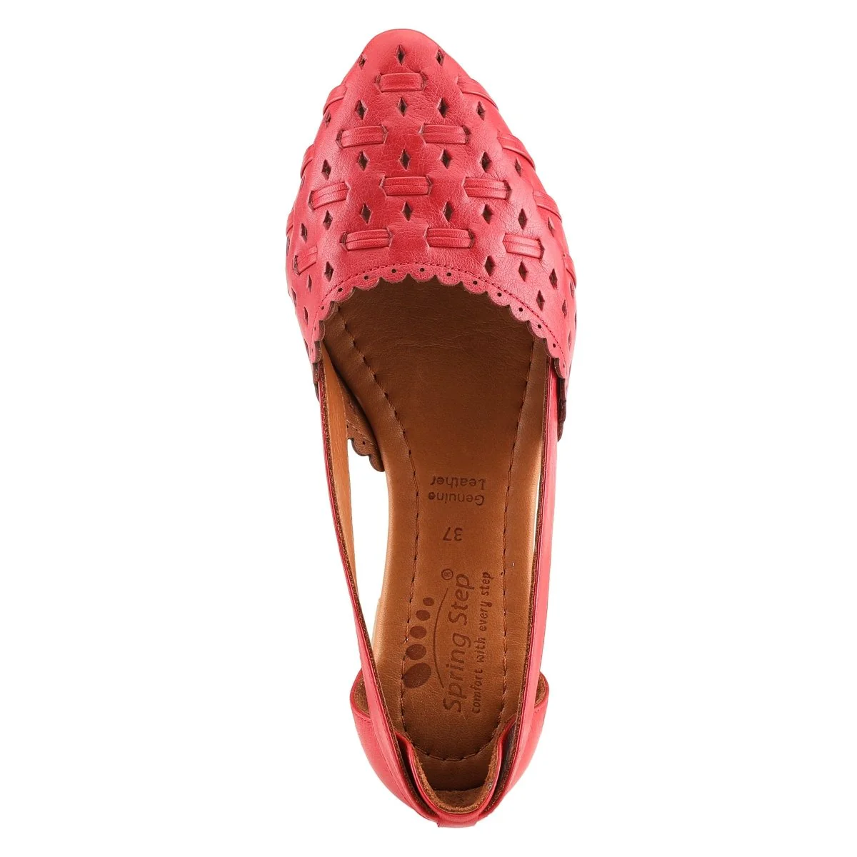Spring Step Shoes Delorse Women's Leather D'Orsay Slip On Shoes - Image 46